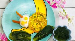 Hình ảnh món Cơm trứng chiên rong biển - bé ăn dặm