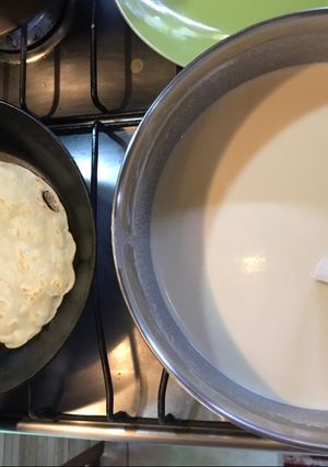 Una foto de Panqueques veganos
