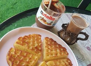 صورة لوصفة نوتيلآ وافل 🧇🍫