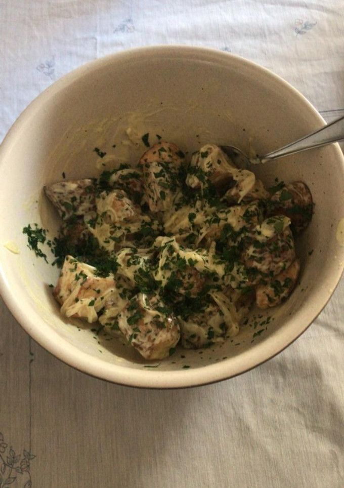 Una foto de Ensalada de papas al horno