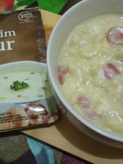 Foto resep Sup Krim Jamur Makaroni
