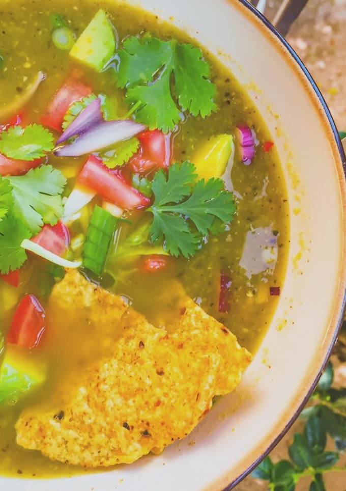 Una foto de Un Pozole Verde Que Tienes Que Probar Ya Mismo