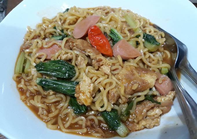 Cara Membuat MI DOG DOG INSTANT dgn Indomi Goreng 👍 Menu Enak