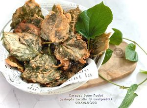 Gambar Daun Kaduk Celup Tepung (Kerepek)