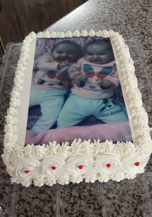 عکسی از دستور کیک تصویری