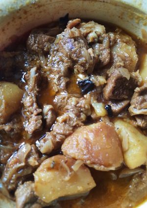 পাঁঠার মাংস (Panthar mangsho recipe in Bengali) রেসিপির প্রধান ছবি