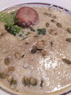 Una foto de Crema de shiitakes