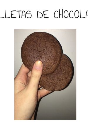 Una foto de Galletas de chocolate