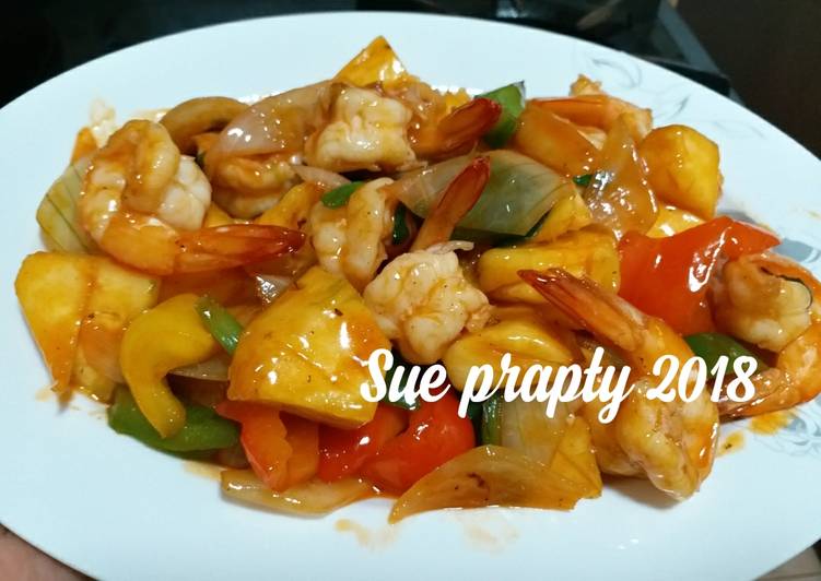 Bumbu Menyiapkan Udang Asam Manis Anti Gagal