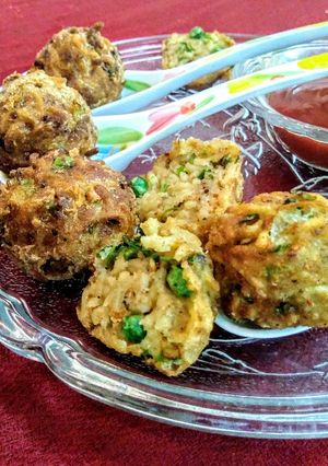 A picture of Spaghetti balls(finger foods for kids).