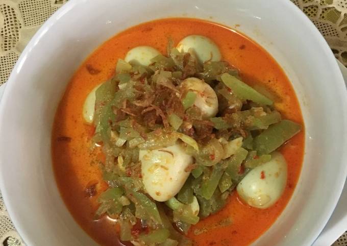 Labusiam telur puyuh masak santan pedas
#Ketopad