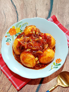 Foto resep Telur Gongso khas Semarang