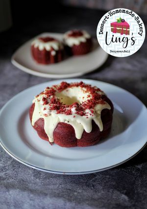 Foto resep Red Velvet Lava Cake 🍰