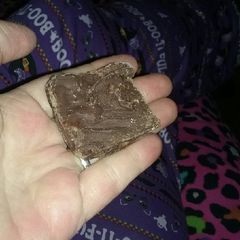 A picture of Moms fool proof fudge (microwave style).