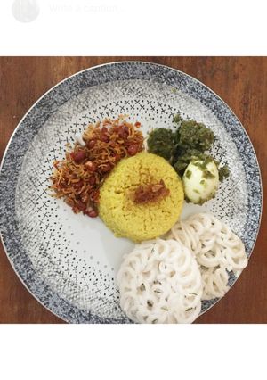 Foto resep Nasi kuning rice cooker dan balado telur (pakai cabe ijo)
