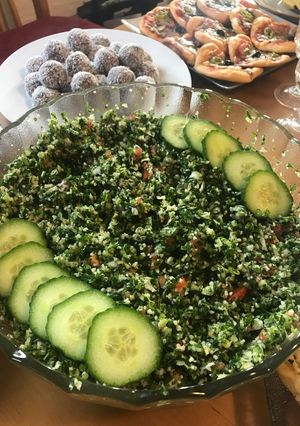 صورة لوصفة تبولة غير شكل 😋