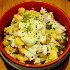 A picture of Sweetcorn salad Mexican style.