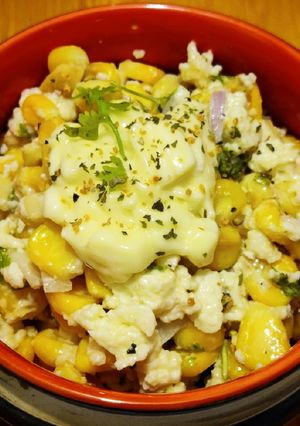 A picture of Sweetcorn salad Mexican style.