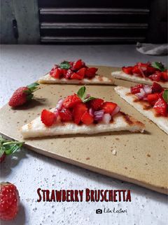 Foto resep Strawberry Bruschetta