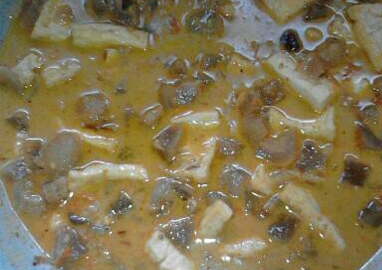 Sayur cecek dan tahu