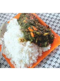 عکسی از دستور خورشت آلو اسفناج