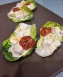 Cogollos rellenos de queso feta y tomate cherry (Receta de conri)