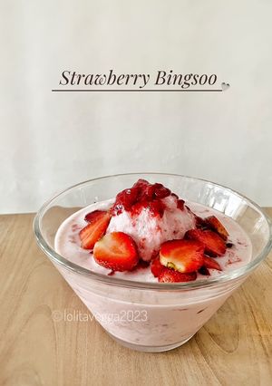 Foto resep Strawberry Bingsoo