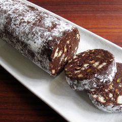 A picture of Chocolate Salami (No Egg).