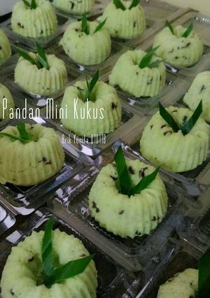 Foto resep Bolu Pandan Mini Kukus 🌿
