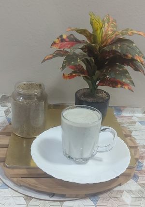 A picture of Flaxseed nuts milk.