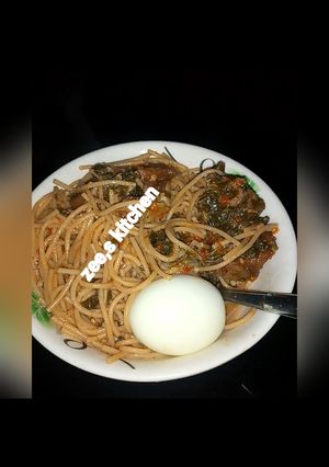 A picture of Vegetable spaghetti.