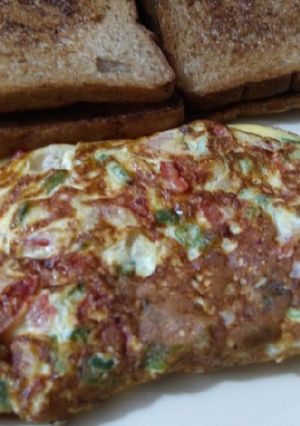 A picture of Cheesy Omelette.