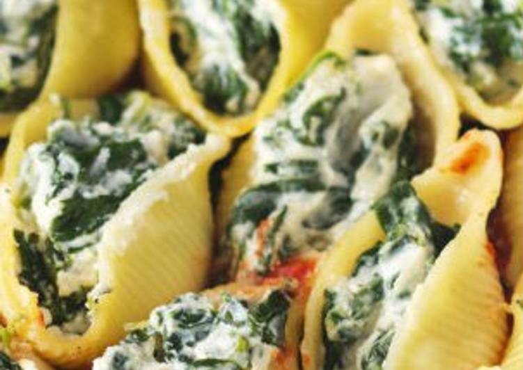 Ricetta Conchiglioni Ripieni Spinaci E Ricotta Di Lericettedellafamigliamontani Cookpad