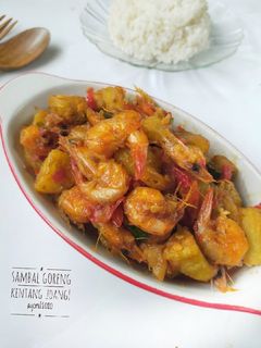 Foto resep Sambal goreng kentang udang