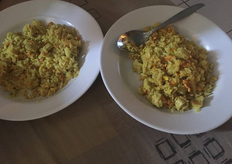 Nasi kuning goreng ala chef refa