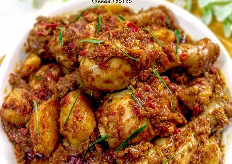 Resep Rendang Ayam Anti Gagal