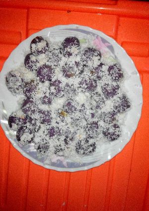 Foto resep Klepon Ubi Ungu Tanpa Air Kapur Sirih