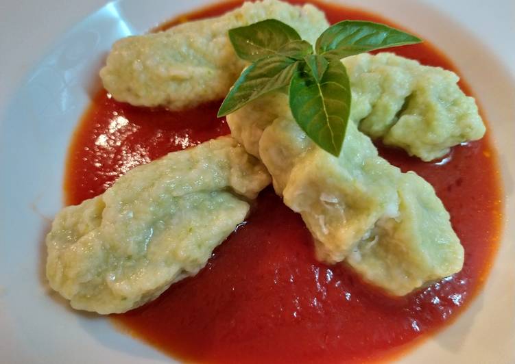 Gnudi alle zucchine