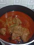 Daging rendang bumbu jadi(bubu giling pasar)