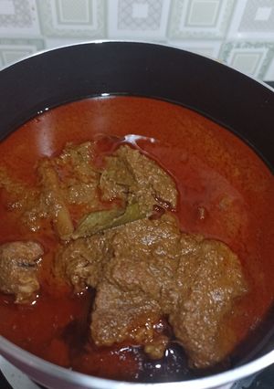 Foto resep Daging rendang bumbu jadi(bubu giling pasar)