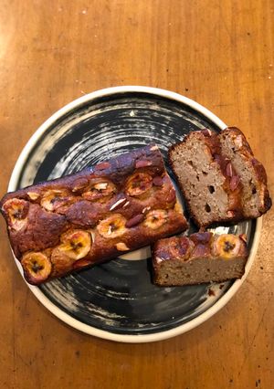 Una foto de Budín de Banana PR