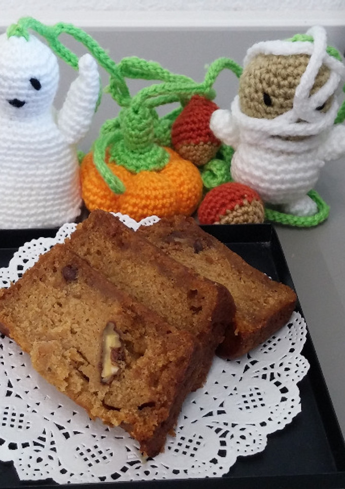 Una foto de Bundt Cake de boniato, miel y whisky