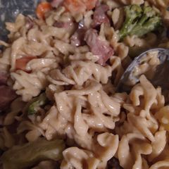 A picture of Cajun Turkey Polish Pasta & Veggies.