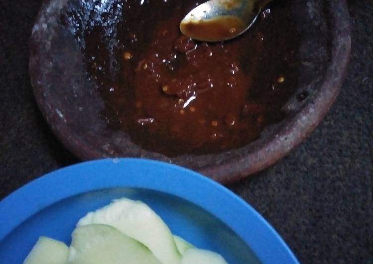 Rujak petis lamongan