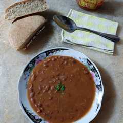 Soupe de haricots rouges secs 🥣 🥣-レシピのメイン写真