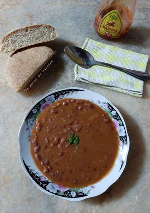 Une photo de Soupe de haricots rouges secs 🥣 🥣