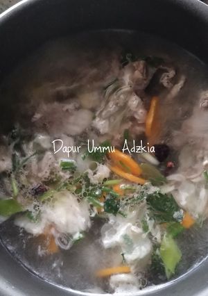 Foto resep Kuah sop bening simple enak