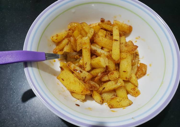 Easiest Way to Make Super Quick Homemade Farali peri peri chips