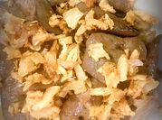 A picture of pork blood