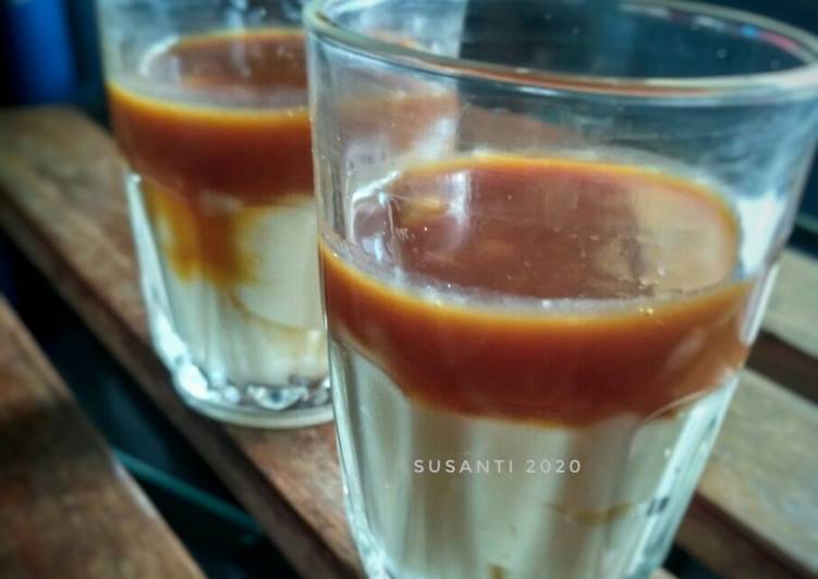 Resep Bubur sumsum caramel cream saus, Enak